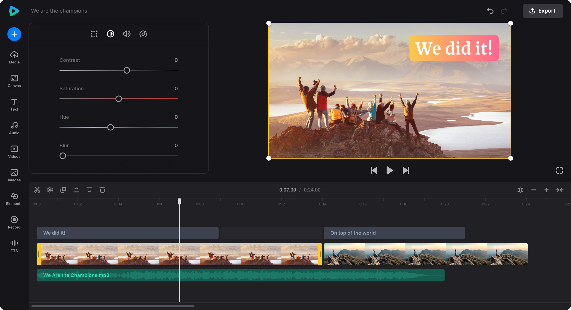 Clideo Video Maker
